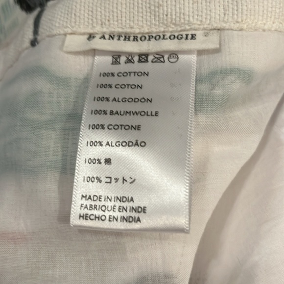 Anthropologie Embroidered Cotton - Picture 2 of 7